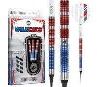 WINMAU Wildcats 18 Gramos Softip Dardos de tungsteno con vuelos y Ejes