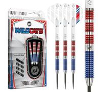 WINMAU Wildcats 90% Tungsten Darts Set with Flights and Stems (Shafts) - Prism Technology - Match Weighed