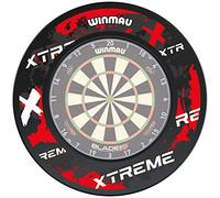 WINMAU Xtreme Diseño Rojo Dartboard Rodear
