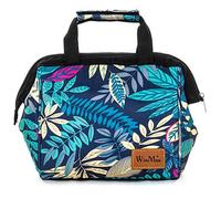 winmax Bolsa térmica para almuerzo, bolsa térmica Bento para adultos, niños, mujeres, hombres, lonchera térmica (patrón de hojas)