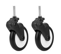 WinmetEuro Accesorio para la rueda del cochecito, práctica rueda del cochecito con rotación de 360 grados para Yoyo para Yoya para Kiddopotamus para Chbaby (un par de ruedas delanteras)