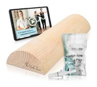 Winner Flow +Tronco propioceptivo de medidas oficiales 49.5 x 17 x 7,5 en madera de pino