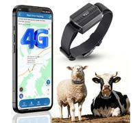 Winnes 4G Rastreador GPS para Perros, Caza Caballos Vacas Ovejas 3000mAH Batería Localizador GPS para Animales Grandes Resistente al Agua IP66 Seguimiento en Tiempo Real, Alerta de Geocerca TK935