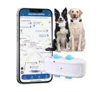 Winnes Collar GPS Perros Gatos Ligero y Solo 41g, Localizador GPS Perros Ubicación Global En Vivo, Rastreador GPS Sin Suscripción,Historial, Monitor De Actividad, Último Modelo Tk911Pro4G