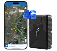 Winnes Localizador GPS para Coche GPS Tracker 4G Standby 90 días GPS Tracker Suscripción Gratuita App Global Location Tracking IP58 Impermeable para Vehículos Camiones Motocicletas TK915