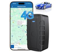 Winnes TK918 4G GPS Tracker para coche GPS Tracker sin suscripción, localización en tiempo real, batería de 20000 mAh, tiempo de espera de 240 días con imán fuerte, ubicación por SMS/APP/Web, requiere