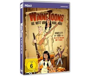 WinneToons - Die Welt von Karl May - Komplettbox mit 26 Folgen - Die Cartoon-Abenteuer von Winnetou und Old Shatterhand- (Pidax Animation) [4 DVDs]