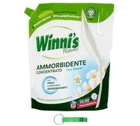 Winni 's Naturel Ammorbidente Concentrato - Suavizante concentrado con flores blancas (50 lavados, bolsa de 1250 ml, incluye llavero Beni Culinari gratuito)