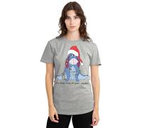 Winnie The Pooh Disney Winnie The Pooh Eeyore That Time of Year Again Ladies T Shirt, Athletic Heather Camisa Mujer (Pack de 1)