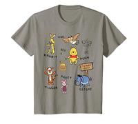 Winnie The Pooh Doodle Sketch Characters Camiseta