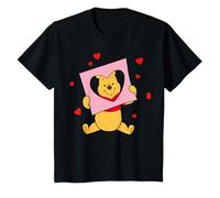 Winnie The Pooh Heart Paper Valentine Camiseta