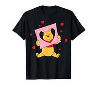 Winnie The Pooh Heart Paper Valentine Camiseta
