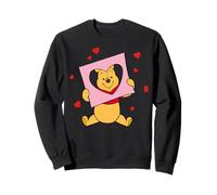 Winnie The Pooh Heart Paper Valentine Sudadera