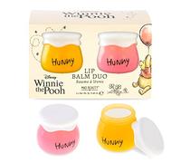 Winnie the Pooh Honey Pot - Juego de 2 bálsamos labiales Disney | Mad Beauty | Aromas de vainilla y miel | Libre de crueldad animal | Hidratante y calmante, regalo dúo de cuidado de la piel para