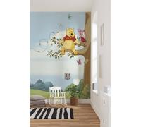 Winnie The Pooh Papel Mural Disney Guardería Bebés Dormitorio Grande Decor Azul