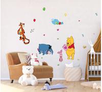 Winnie The Pooh Pared Pegatinas 65x42.5cm Disney Vinilo Juego de Bebé Dormitorio