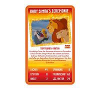 Winning Moves 63407 Simba Top Trumps-Rey León: el Juego de Cartas a Partir de 2 Personas para el clásico de Disney, Juego de Triunfo