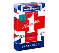 Winning Moves - Baraja Cartas Poker Union Jack Waddingtons - Baraja de Poker con 54 Cartas