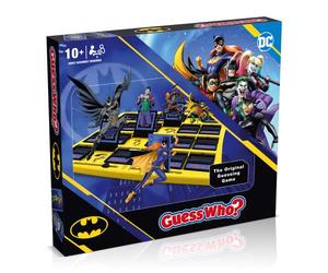 Winning Moves DC Comics Batman Guess Who? Juego de Mesa, Juega con Tus Personajes Favoritos de Gotham City a Partir de 6 años, Incluyendo Batgirl, Robin, Joker y Harley Quinn, Juego de 2 Jugadores