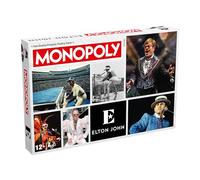 Winning Moves Elton John Monopoly - Juego de mesa familiar perfecto para 2 a 6 jugadores y es un gran regalo para los fans de 12 años en adelante