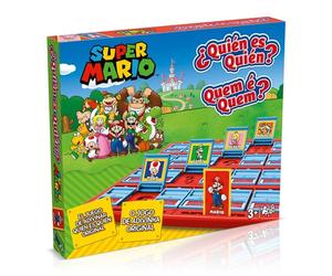Winning Moves Guess Who Super Mario Juego De Mesa Quien Es Quien - Ideal para Niños De 3 Años En Adelante, Este Juego para 2 Jugadores Trae A Tus Personajes Favoritos De Super Mario.