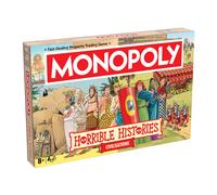 Winning Moves Horrible Histories Ancient Civilisations Monopoly juego de mesa clásico es perfecto para 2 a 6 jugadores y es un gran regalo para los fans de 8 años en adelante