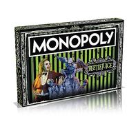 Winning Moves Juego de mesa Beetlejuice Monopoly, compra Adam Maitland, Lydia Deetz, Preacher, Otho, Sandworm y cambia tu camino hacia el éxito, es un gran regalo para mayores de 12 años