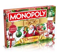 Winning moves juego de mesa de monopolio navideño, juega como rudolph