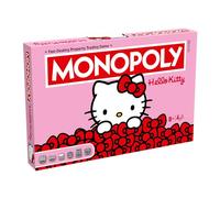 Winning Moves Juego de Mesa Hello Kitty Monopoly óptimo para 2-6 Jugadores y es un Gran Regalo para los Fans de 8 años en adelante