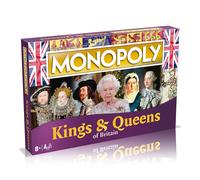 Winning Moves Juego de mesa Monopoly de Reyes y Reinas de Gran Bretaña, avanza a