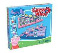 Winning Moves Juego de mesa Peppa Pig Guess Who? Incluye Peppa, Mummy Pig, George, Daddy Pig fácil de configurar, regalo para mayores de 6 años