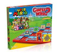 Winning Moves Juego de mesa Super Mario Guess Who? Juega con personajes clásicos de Nintendo, incluyendo Mario, Luigi, Peach, Bowser y Donkey Kong, 2 jugadores es un gran regalo para mayores de 3 años