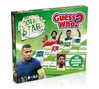 Winning Moves Juego de mesa World Football Stars Guess Who?, juega con Mbappé, Cole Palmer, Núñez y Harry Kane, fácil de configurar, regalo para mayores de 6 años