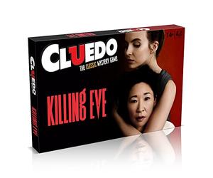 Winning Moves Killing Eve Cluedo Mystery Board Game, conviértete en un investigador MI5 y determina quién mató a Kenny, la Popular Serie de televisión británica de suspenso espía para Mayores de 14