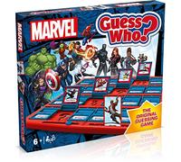 Winning Moves Marvel Guess Who? Juego de Mesa, Los Vengadores, Guardianes de la Galaxia y Fuerzas Wakanda están incluidos de Hulk, Iron Man, Black Widow, Black Panther, Rocket, Gran Regalo para