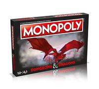 Winning Moves Monopoly Dungeons & Dragons - Juegos de Mesa, Juegos de Mesa Adultos, Juegos de Mesa niños, Juegos de Mesa para 2, de 2 a 6 Personas, Edades 12+