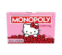Winning Moves Monopoly Hello Kitty Edition - Monopoly Juego para fans - Juego familiar Estrategia Juegos de mesa Hello Kitty - 2 jugadores a partir de 8 años - alemán