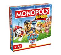 Winning Moves Monopoly Junior Paw Patrol Junior Edition - Juegos familiares Estrategia Juegos de mesa Monopoly Paw Patrol Junior - Juego de mesa para niños - 2+ jugadores a partir de 5+ años - Español