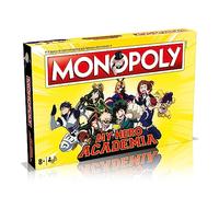 Winning Moves - Monopoly, My Hero Academia, Juego de Mesa, ed. Italiana