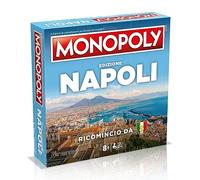 Winning Moves Monopoly Nápoles, reinicio de 3, edición Italiana, Juego de Mesa, Producto de colección