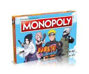 Winning Moves Monopoly Naruto Board Game, Multicolor, Talla única (WM00167-EN1)