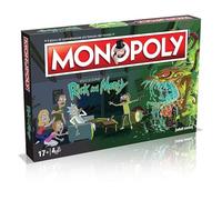 Winning Moves Monopoly Rick and Morty - Juegos de Mesa, Juegos de Mesa Adultos, Juegos de Mesa para niños, Juegos de Mesa para 2, de 2 a 6 Personas, a Partir de 8 años
