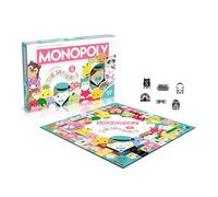 Winning Moves Monopoly SQUISHMALLOWS - 1 Peluche Exclusivo para Juegos de Mesa - Juego de Mesa - Versión Francesa