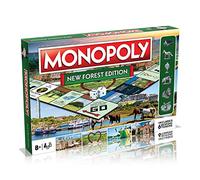Winning Moves New Forest Monopoly - Juego de mesa para recoger una oportunidad o un cofre comunitario, ten cuidado con los impuestos, la cárcel y la bancarrota y cambia tu camino hacia el éxito, es un