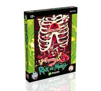 Winning Moves Puzzle Rick & Morty Anatomy Park 1000 Piezas Versión Francesa, Color (WM01737-ML1-6)