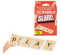 Winning Moves Scrabble Slam The Original 2000's Mega Hit Scrabble Card Game Games USA Fast-Paced Card Game Version of Scrabble for 2 to 4 Players A