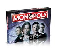 Winning Moves Supernatural Monopoly Board Game, únete a los Hermanos Winchester Sam y Dean, avanza a Vampiro y Hombre Lobo e intercambia tu Camino hacia el éxito, a Partir de 16 años