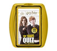 Winning Moves- Top Trumps Quiz - Harry Potter Hogwarts Juegos de Preguntas, Color Amarillo (WIN64077)