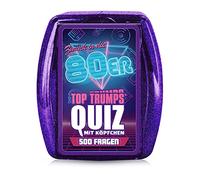 Winning Moves - Top Trumps Quiz - Juego de Conocimiento de los años 80-80 - Edad 8+ - Alemán