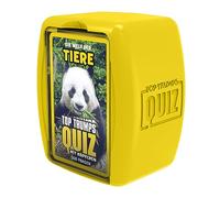 Winning Moves Top Trumps Quiz World Der Tiere Edition - Juego de Cartas para Fans y Merchandise - Juego de Cartas para 2 + Jugadores a Partir de 7 años - alemán
